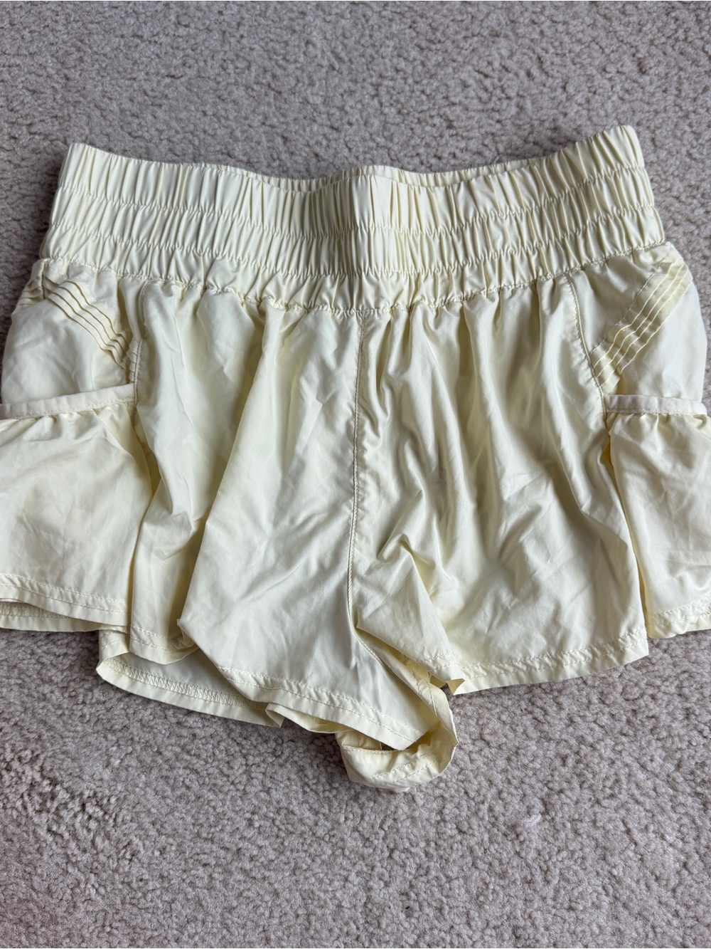 FP Movement by Free People Get Your Flirt On - Butter Yellow Shorts - Medium
